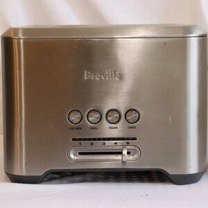 Breville 'A Bit More' 2-Slice Toaster Silver Used Brushed Stainless Steel